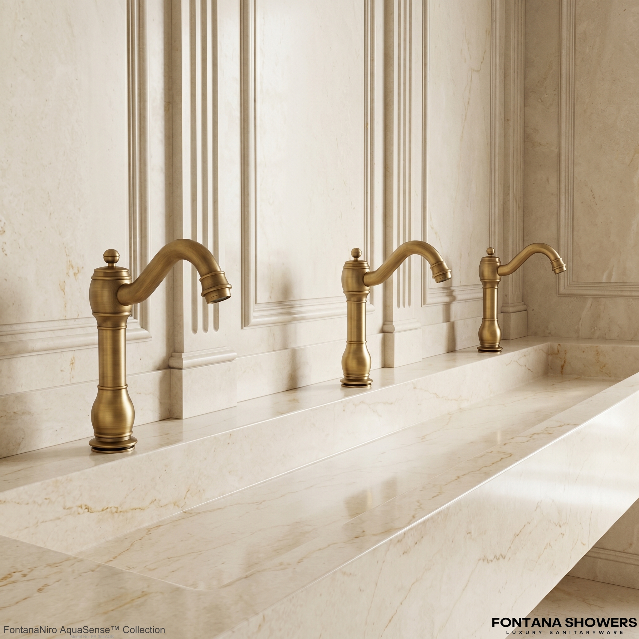 Touchless bathroom sink faucets for accessible restrooms